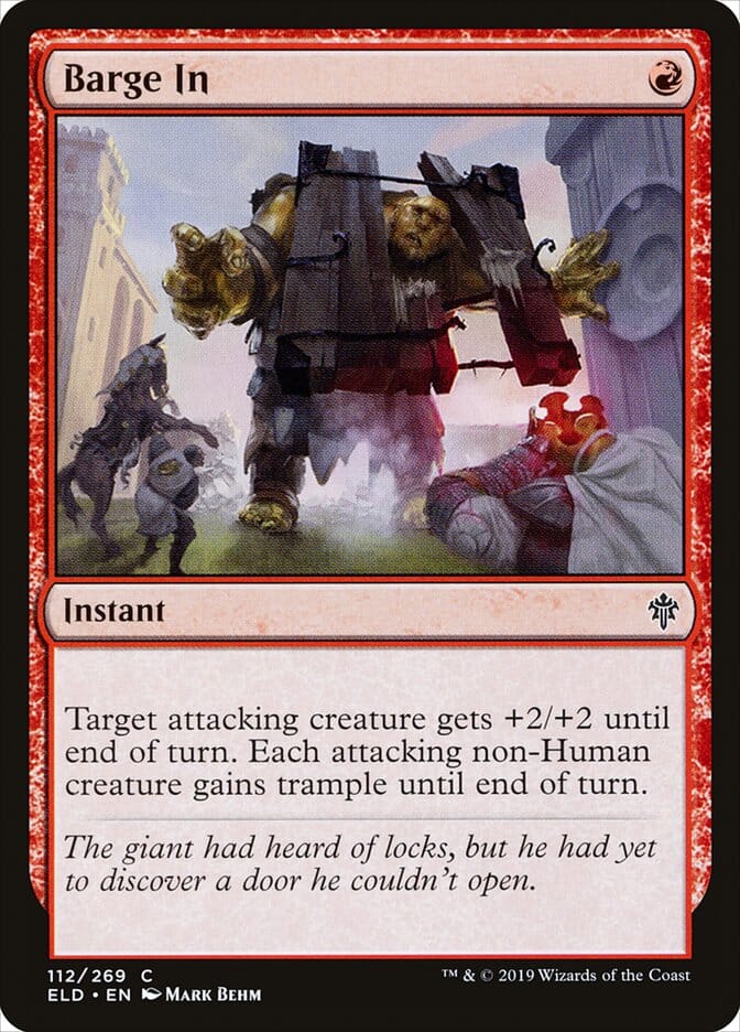 Barge In [Throne of Eldraine] MTG Single Magic: The Gathering  | Multizone: Comics And Games
