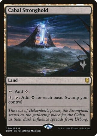 Cabal Stronghold [Dominaria Promos] MTG Single Magic: The Gathering  | Multizone: Comics And Games