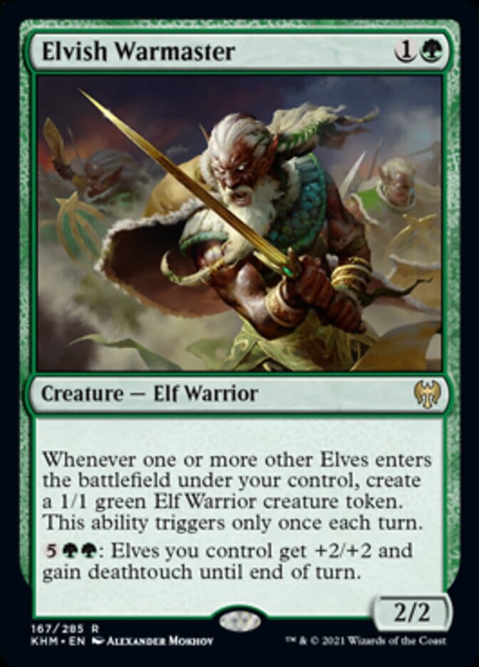 Elvish Warmaster [Kaldheim] MTG Single Magic: The Gathering  | Multizone: Comics And Games