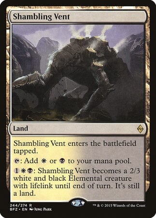 Shambling Vent [Battle for Zendikar] MTG Single Magic: The Gathering  | Multizone: Comics And Games