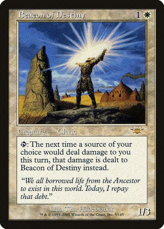 Beacon of Destiny [Legions] MTG Single Magic: The Gathering  | Multizone: Comics And Games