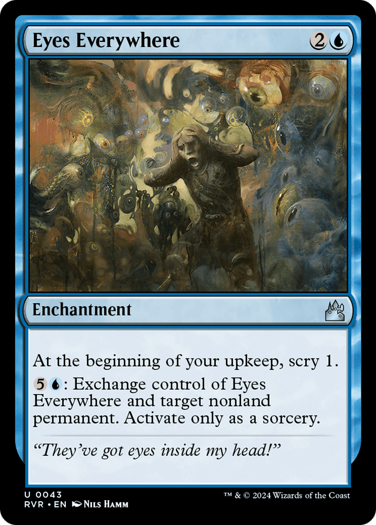 Eyes Everywhere [Ravnica Remastered] MTG Single Magic: The Gathering  | Multizone: Comics And Games