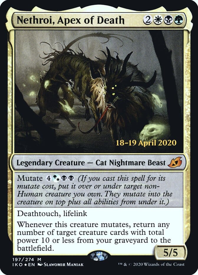 Nethroi, Apex of Death [Ikoria: Lair of Behemoths Prerelease Promos] MTG Single Magic: The Gathering  | Multizone: Comics And Games