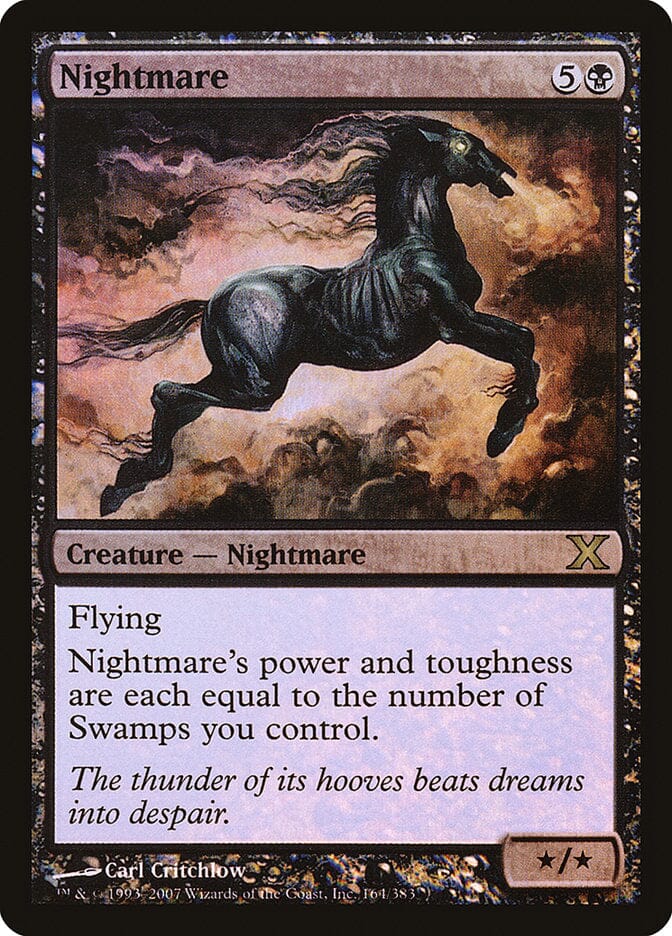 Nightmare (Premium Foil) [Tenth Edition] MTG Single Magic: The Gathering  | Multizone: Comics And Games