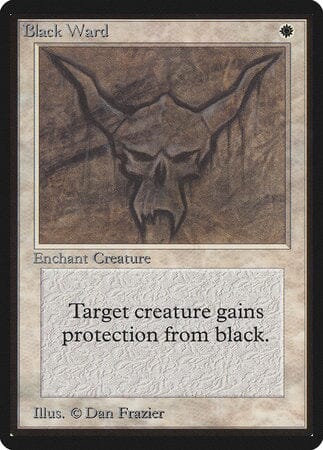 Black Ward [Limited Edition Beta] MTG Single Magic: The Gathering  | Multizone: Comics And Games