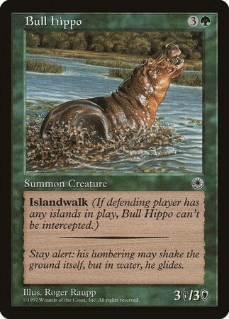 Bull Hippo [Portal] MTG Single Magic: The Gathering  | Multizone: Comics And Games