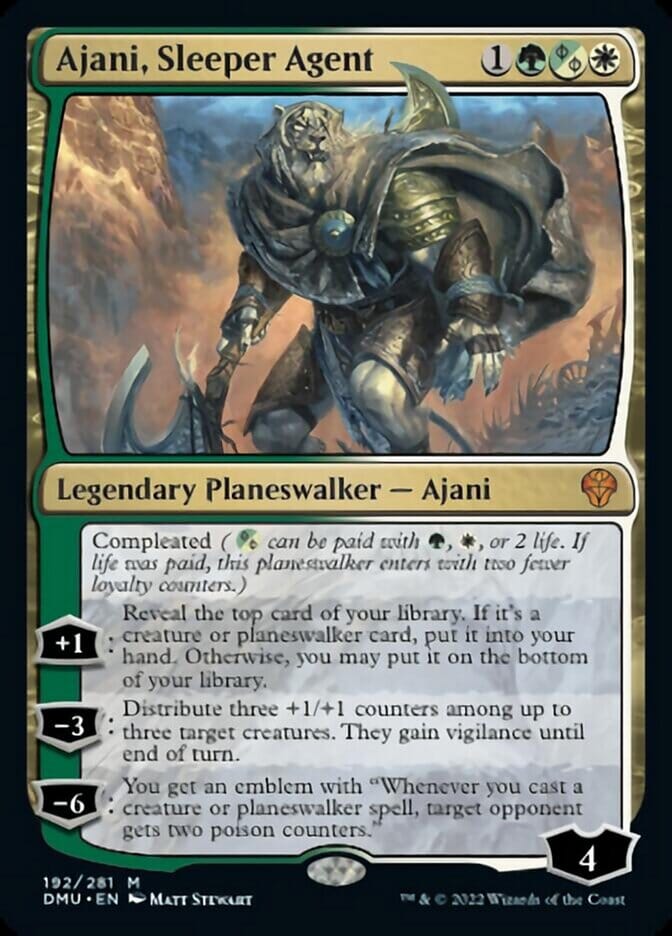 Ajani, Sleeper Agent [Dominaria United] MTG Single Magic: The Gathering  | Multizone: Comics And Games