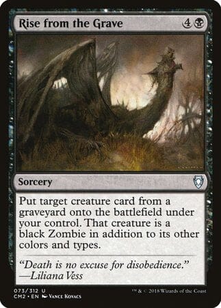 Rise from the Grave [Commander Anthology Volume II] MTG Single Magic: The Gathering  | Multizone: Comics And Games