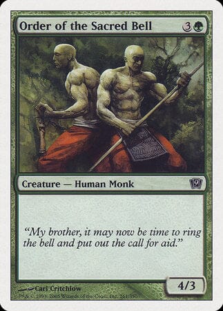 Order of the Sacred Bell [Ninth Edition] MTG Single Magic: The Gathering  | Multizone: Comics And Games