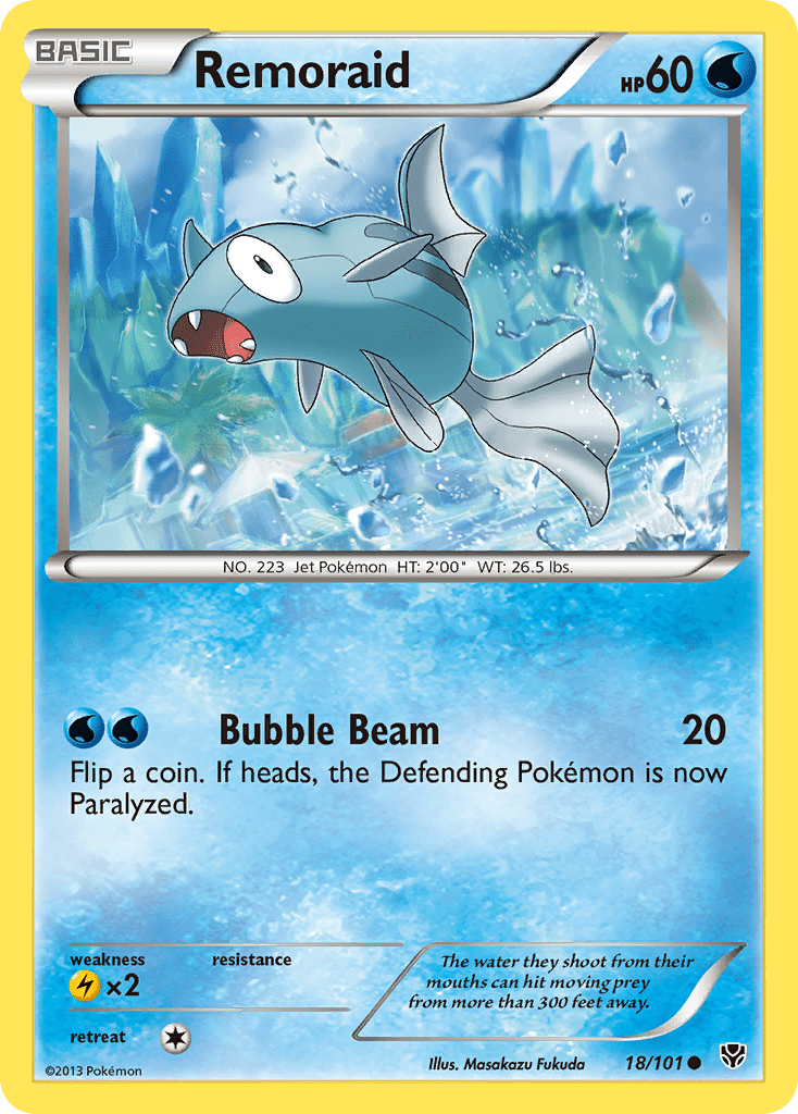 Remoraid (18/101) [Black & White: Plasma Blast] Pokemon Single Pokémon  | Multizone: Comics And Games