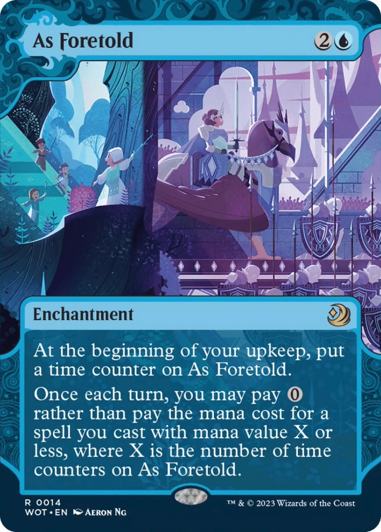As Foretold [Wilds of Eldraine: Enchanting Tales] MTG Single Magic: The Gathering  | Multizone: Comics And Games