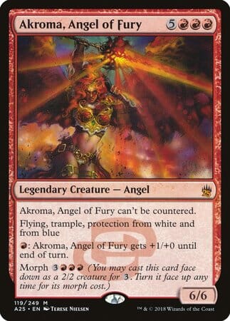 Akroma, Angel of Fury [Masters 25] MTG Single Magic: The Gathering  | Multizone: Comics And Games