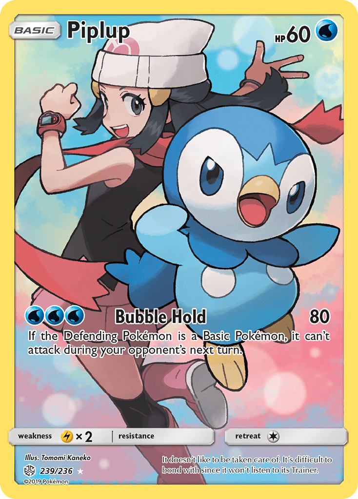Piplup (239/236) [Sun & Moon: Cosmic Eclipse] Pokemon Single Pokémon  | Multizone: Comics And Games
