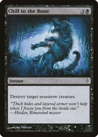 Chill to the Bone [Coldsnap] MTG Single Magic: The Gathering  | Multizone: Comics And Games