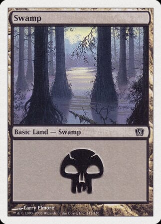 Swamp (342) [Eighth Edition] MTG Single Magic: The Gathering  | Multizone: Comics And Games