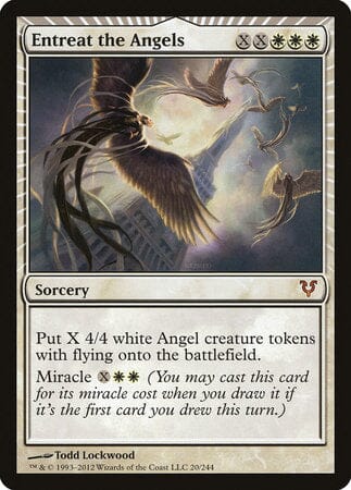 Entreat the Angels [Avacyn Restored] MTG Single Magic: The Gathering  | Multizone: Comics And Games