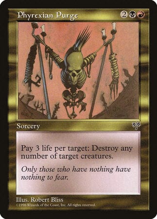 Phyrexian Purge [Mirage] MTG Single Magic: The Gathering  | Multizone: Comics And Games