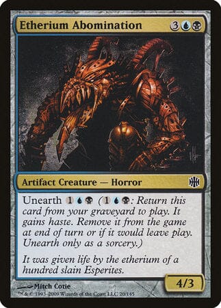 Etherium Abomination [Alara Reborn] MTG Single Magic: The Gathering  | Multizone: Comics And Games