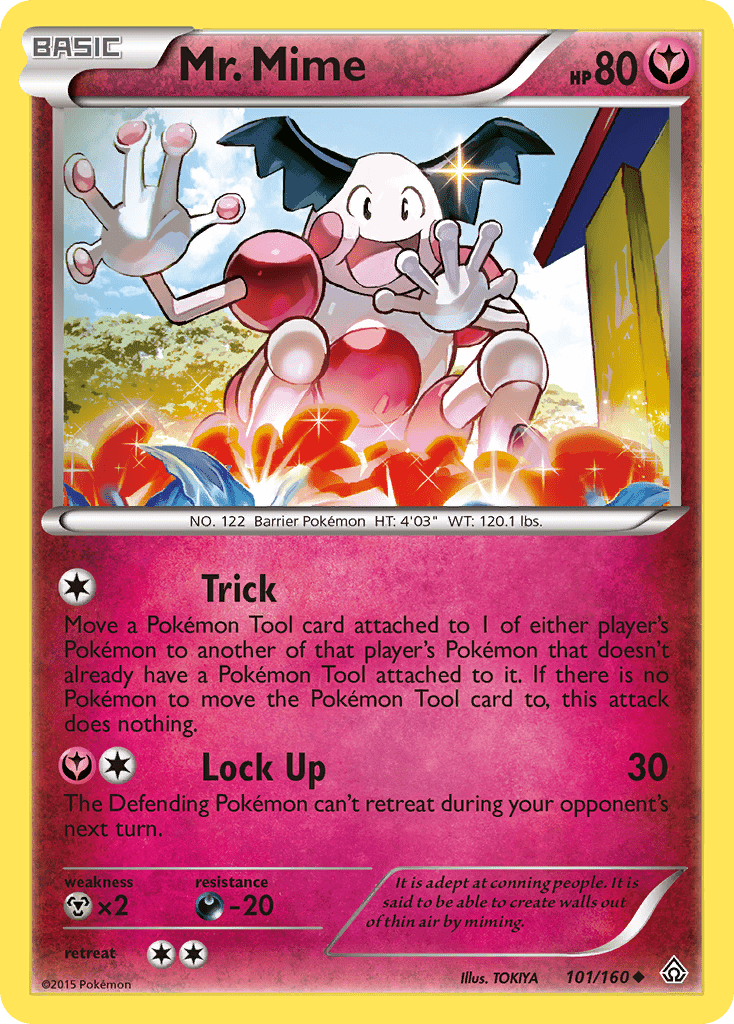 Mr. Mime (101/160) [XY: Primal Clash] Pokemon Single Pokémon  | Multizone: Comics And Games
