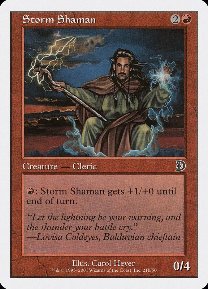 Storm Shaman (Male) [Deckmasters] MTG Single Magic: The Gathering  | Multizone: Comics And Games