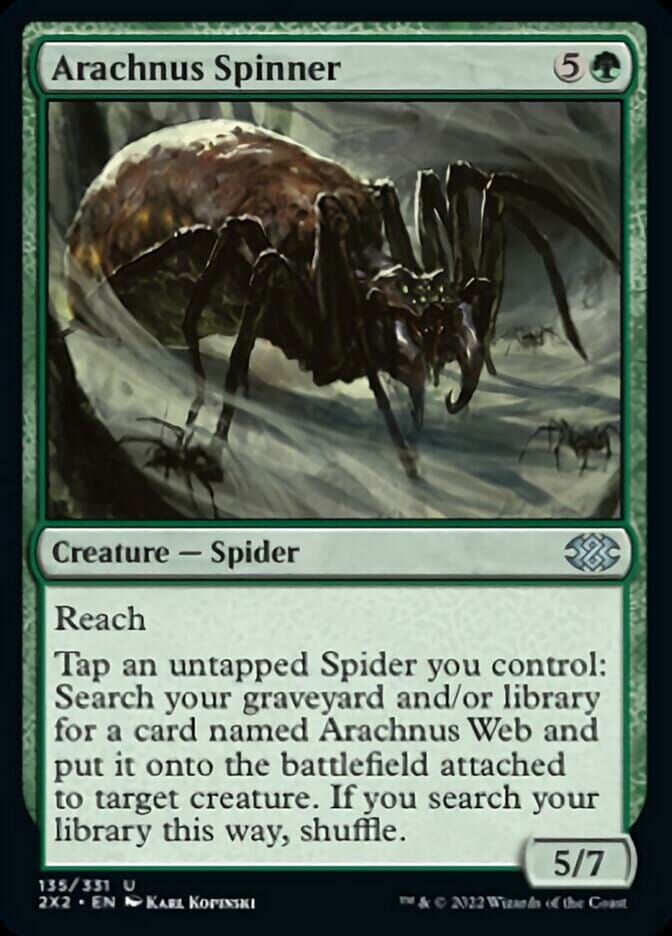 Arachnus Spinner [Double Masters 2022] MTG Single Magic: The Gathering  | Multizone: Comics And Games