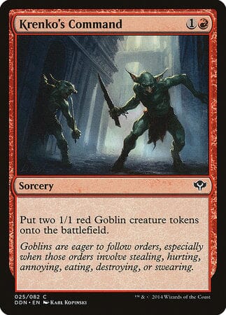Krenko's Command [Duel Decks: Speed vs. Cunning] MTG Single Magic: The Gathering  | Multizone: Comics And Games