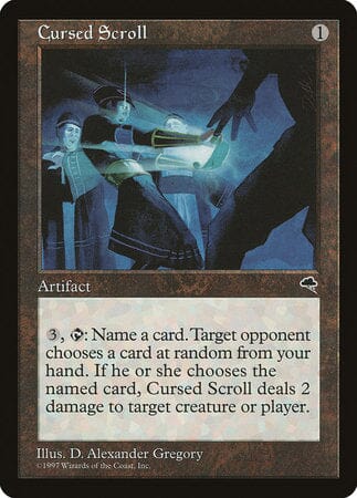 Cursed Scroll [Tempest] MTG Single Magic: The Gathering  | Multizone: Comics And Games