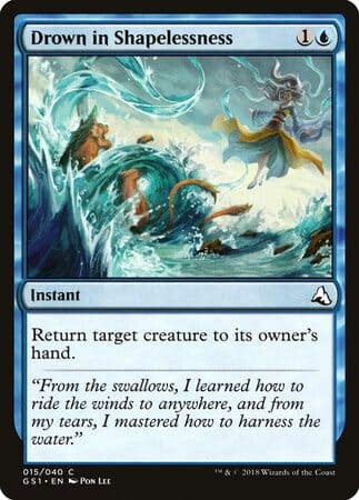 Drown in Shapelessness [Global Series Jiang Yanggu & Mu Yanling] MTG Single Magic: The Gathering  | Multizone: Comics And Games