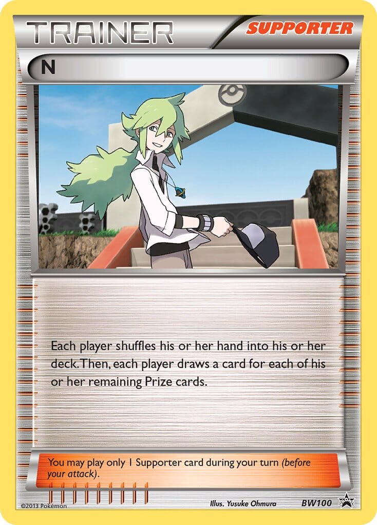 N (BW100) (League Promo) (Supporter Battle Arena Deck Exclusive) (Theme Deck Exclusive) [Black & White: Black Star Promos] Pokemon Single Pokémon  | Multizone: Comics And Games