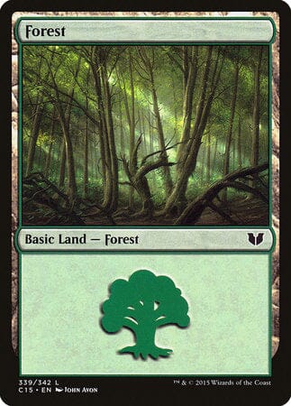 Forest (339) [Commander 2015] MTG Single Magic: The Gathering  | Multizone: Comics And Games