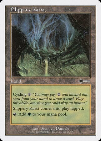 Slippery Karst [Beatdown Box Set] MTG Single Magic: The Gathering  | Multizone: Comics And Games