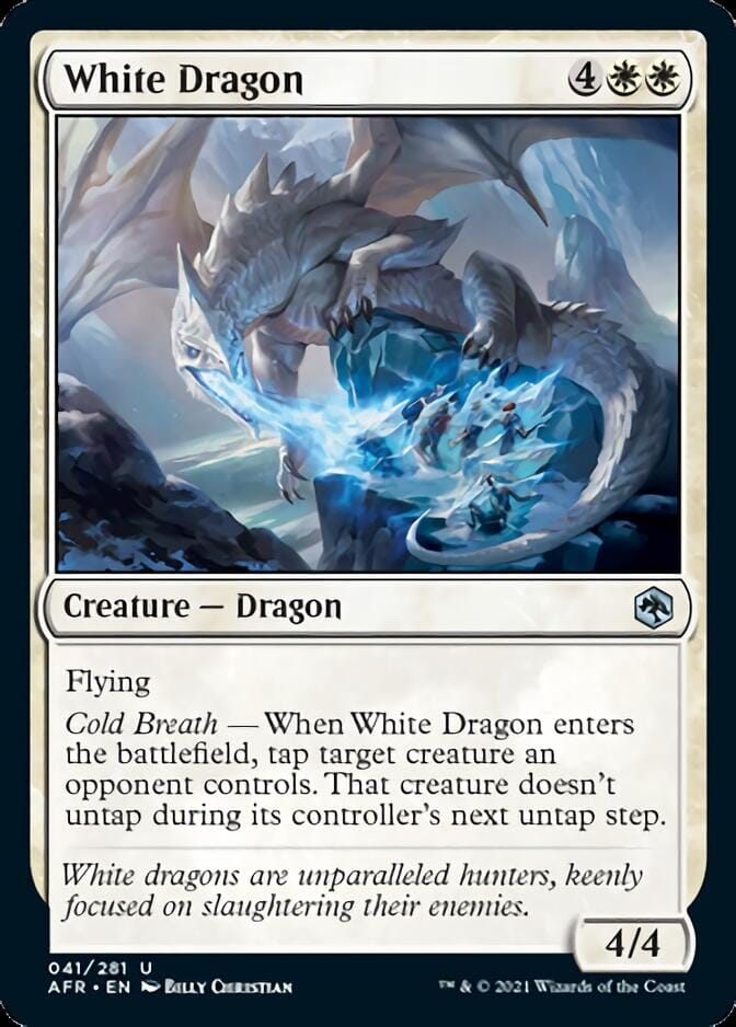 White Dragon [Dungeons & Dragons: Adventures in the Forgotten Realms] MTG Single Magic: The Gathering  | Multizone: Comics And Games