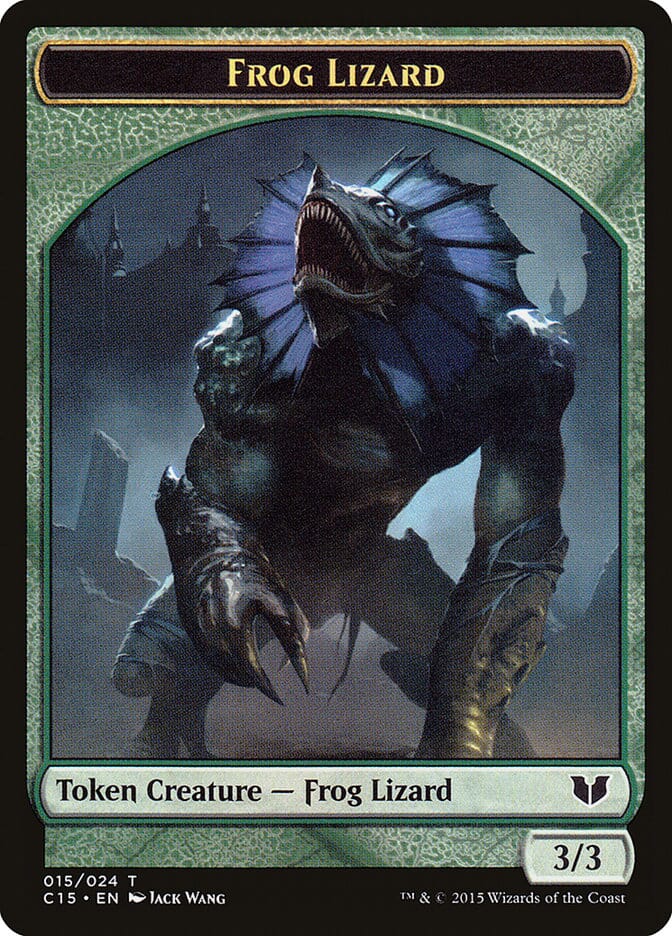 Frog Lizard // Germ Double-Sided Token [Commander 2015 Tokens] MTG Single Magic: The Gathering  | Multizone: Comics And Games