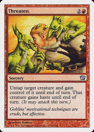 Threaten [Ninth Edition] MTG Single Magic: The Gathering  | Multizone: Comics And Games