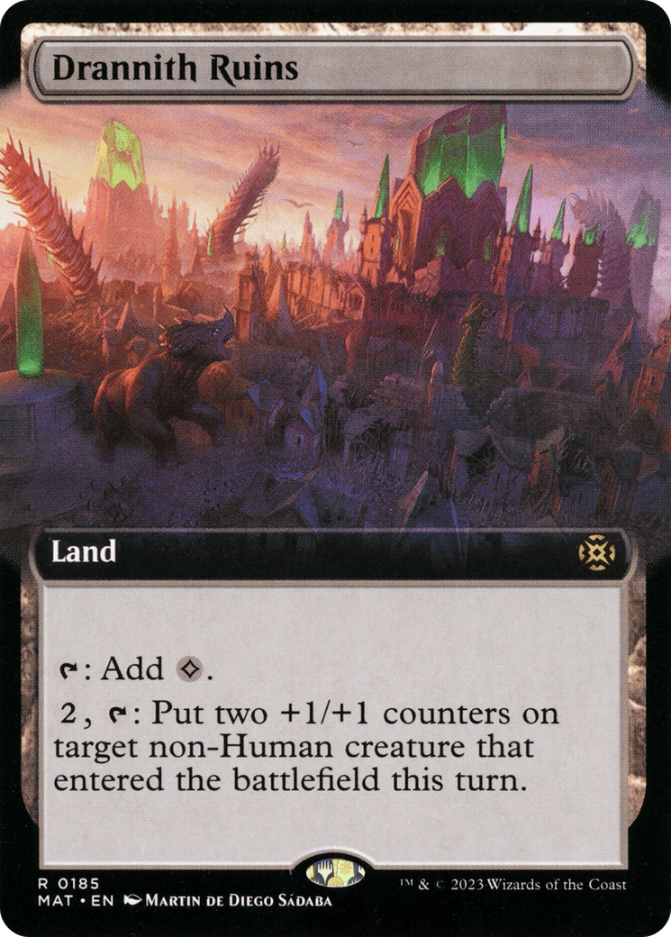 Drannith Ruins (Extended Art) [March of the Machine: The Aftermath] MTG Single Magic: The Gathering  | Multizone: Comics And Games