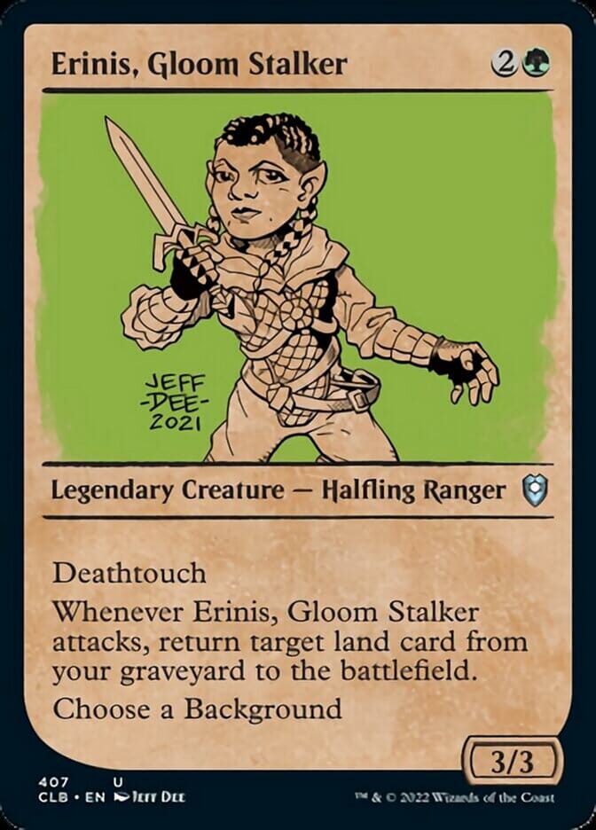 Erinis, Gloom Stalker (Showcase) [Commander Legends: Battle for Baldur's Gate] MTG Single Magic: The Gathering  | Multizone: Comics And Games