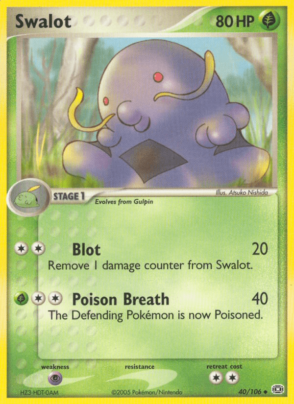 Swalot (40/106) [EX: Emerald] Pokemon Single Pokémon  | Multizone: Comics And Games