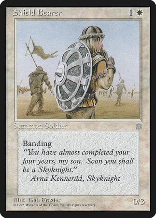 Shield Bearer [Ice Age] MTG Single Magic: The Gathering  | Multizone: Comics And Games