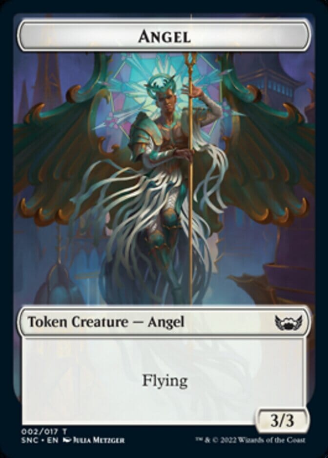 Treasure (013) // Angel Double-sided Token [Streets of New Capenna Tokens] MTG Single Magic: The Gathering  | Multizone: Comics And Games