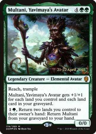 Multani, Yavimaya's Avatar [Dominaria Promos] MTG Single Magic: The Gathering  | Multizone: Comics And Games
