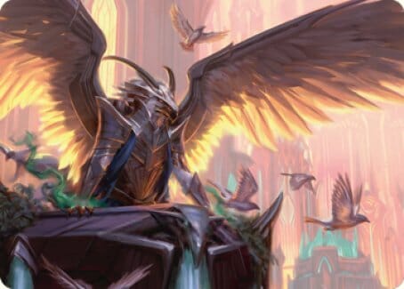 Falco Spara, Pactweaver 1 Art Card [Streets of New Capenna Art Series] MTG Single Magic: The Gathering  | Multizone: Comics And Games