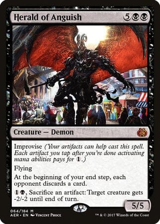 Herald of Anguish [Aether Revolt] MTG Single Magic: The Gathering  | Multizone: Comics And Games