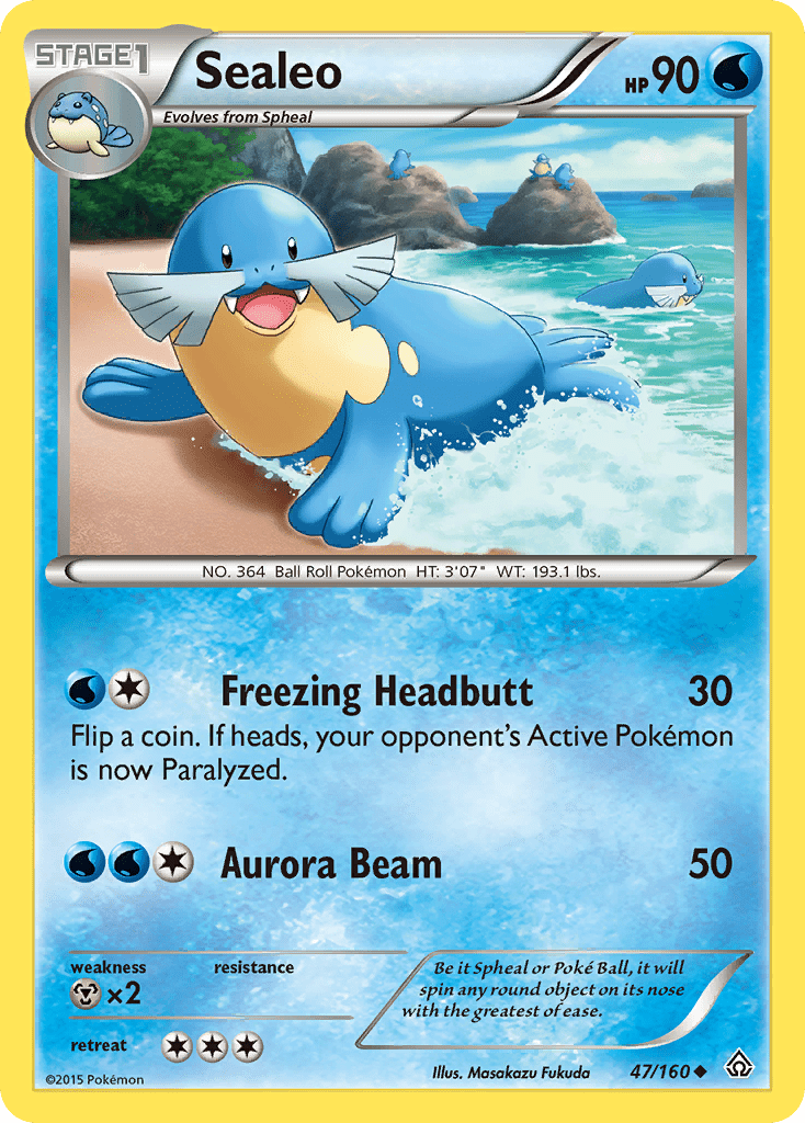 Sealeo (47/160) [XY: Primal Clash] Pokemon Single Pokémon  | Multizone: Comics And Games