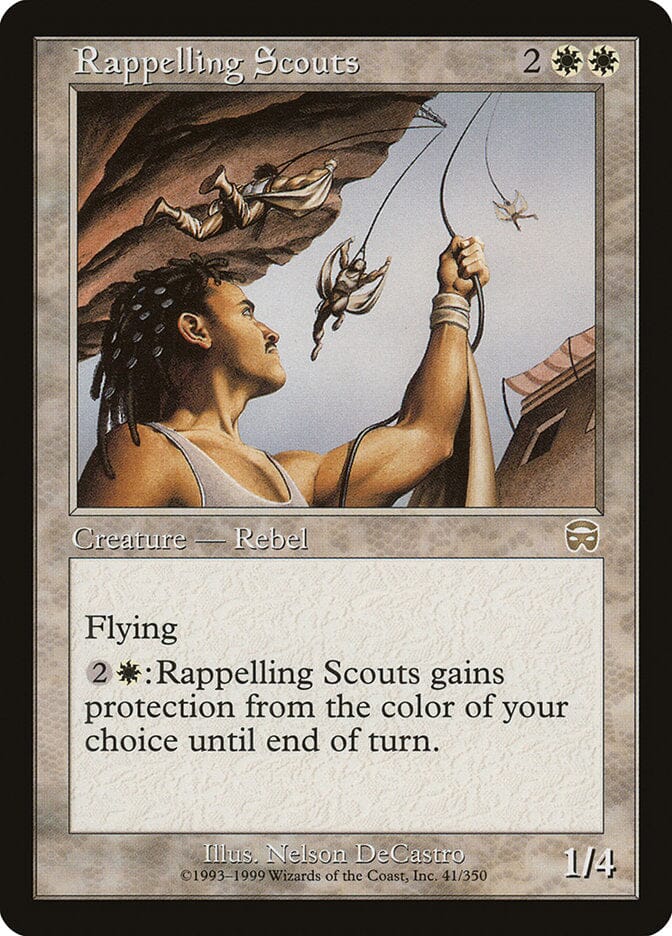 Rappelling Scouts [Mercadian Masques] MTG Single Magic: The Gathering  | Multizone: Comics And Games