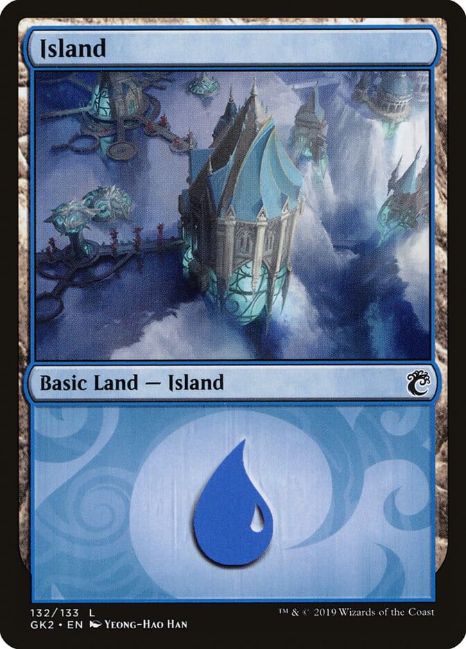 Island (132) [Ravnica Allegiance Guild Kit] MTG Single Magic: The Gathering  | Multizone: Comics And Games