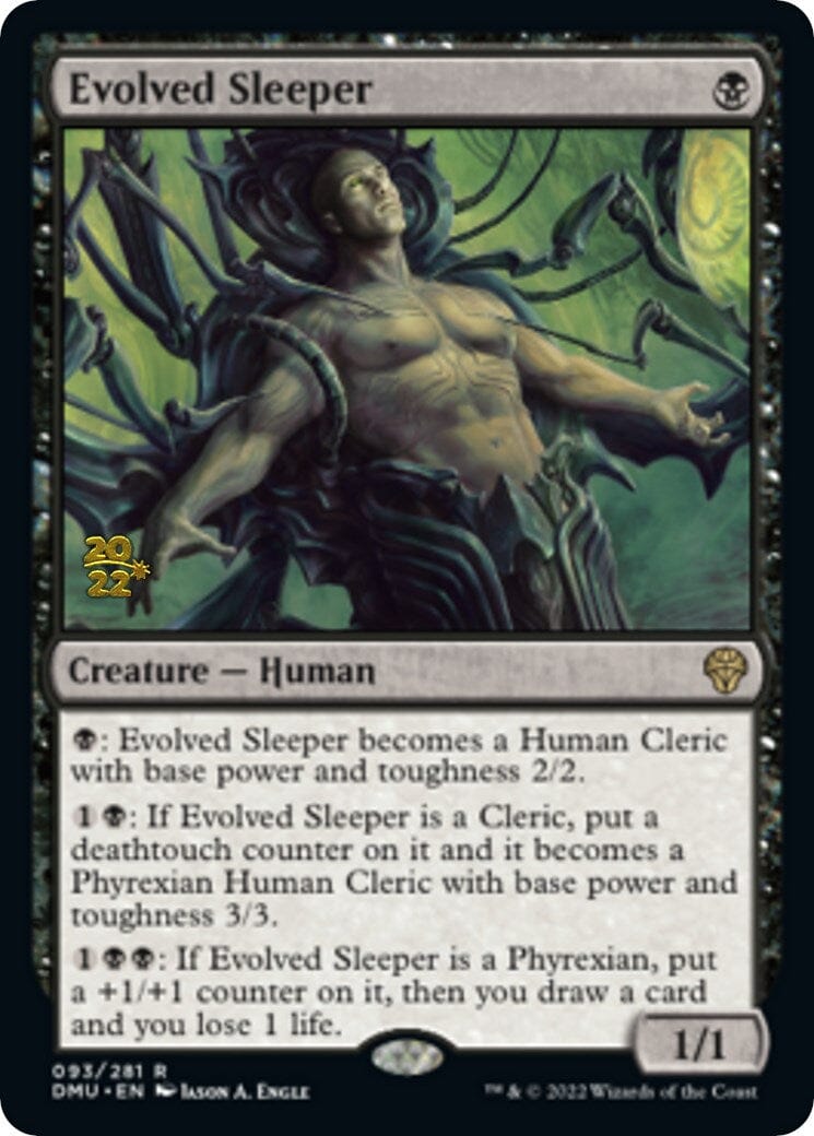 Evolved Sleeper [Dominaria United Prerelease Promos] MTG Single Magic: The Gathering  | Multizone: Comics And Games
