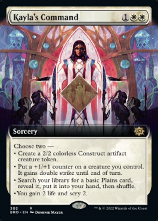 Kayla's Command (Extended Art) [The Brothers' War] MTG Single Magic: The Gathering  | Multizone: Comics And Games