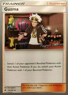 Guzma (115/147) (Garbanette - Magnus Pedersen) [World Championships 2018] Pokemon Single Pokémon  | Multizone: Comics And Games