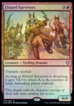 Elturel Survivors [Commander Legends: Battle for Baldur's Gate Prerelease Promos] MTG Single Magic: The Gathering  | Multizone: Comics And Games