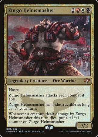 Zurgo Helmsmasher [Duel Decks: Speed vs. Cunning] MTG Single Magic: The Gathering  | Multizone: Comics And Games